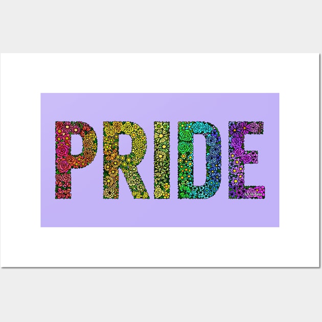 Rainbow Flower Pride! 3 Wall Art by Art by Veya